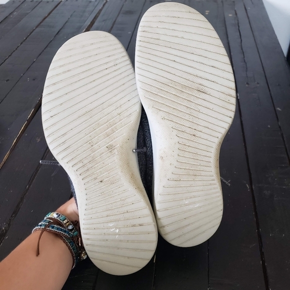 Allbirds Women's 7 Merino Wool Navy Blue Grey Shoes Sneakers Lightweight Running - Picture 4 of 10